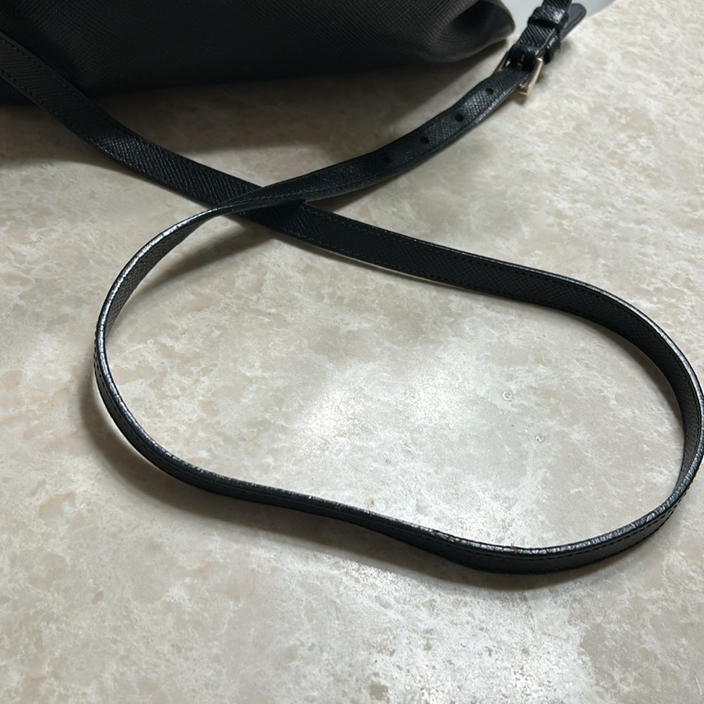 Prada Saffiano Lux Black Double Leather bag - Picture 9 of 12